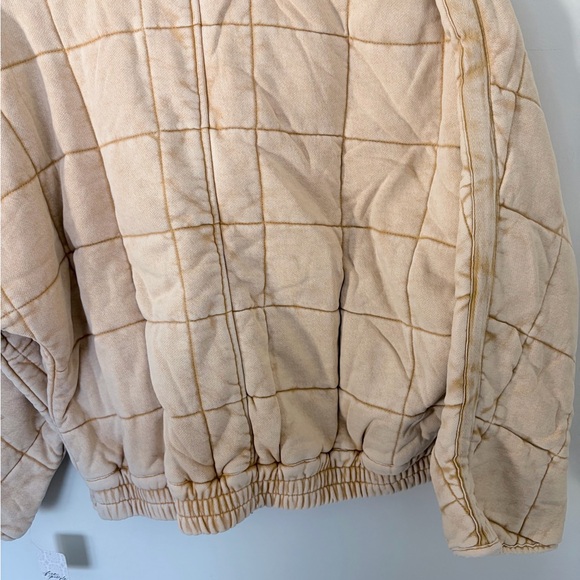 NWT $198 Free People Quilted Dolman Jacket Bomber Oversized XS - Picture 12 of 16